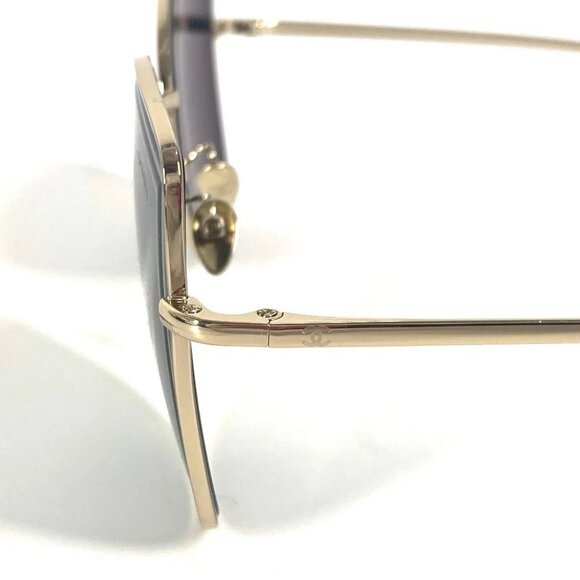 CHANEL 4253 Teardrop logo CC Mark eyewear sunglasses Metal BlackBased/Gold - Picture 16 of 16